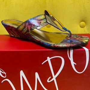 LAST CALL BEFORE ESTATE SALE! Multicolor Thong Sandal